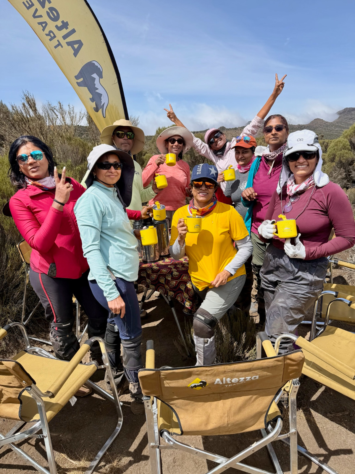 Niharika at Mount Kilimanjaro