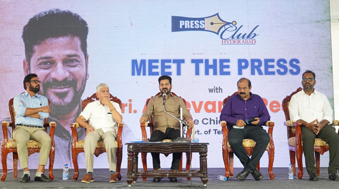 Cm Revanth Reddy Attends The Meet The Press Programme