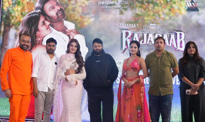 The Raja Saab Unveils Beautiful Melody Sahana Sahana In A Grand Manner