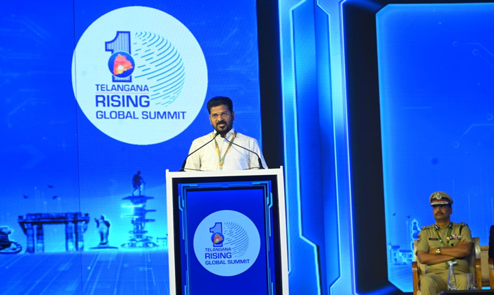 CM Revanth Reddy Speech at Telangana Rising Global Summit Cm Revanth Reddy Speech At Telangana Rising Global Summit