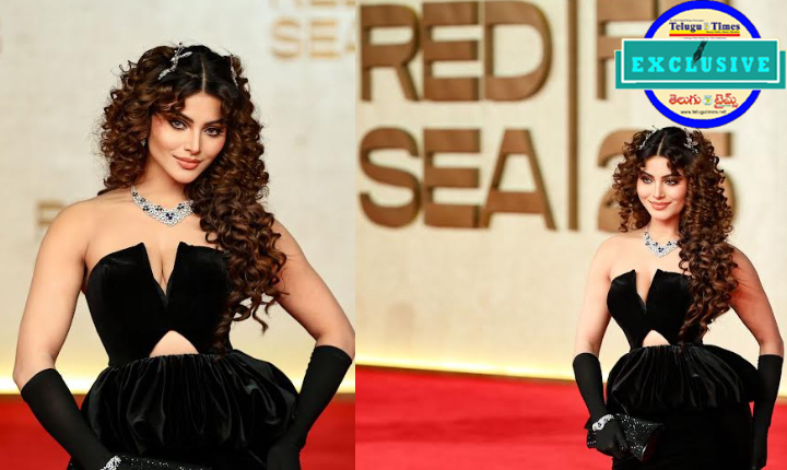 Urvashi Rautela’s Grand debut at Red Sea international film festival closing ceremony Urvashi Rautelas Grand Debut At Red Sea International Film Festival Closing Ceremony