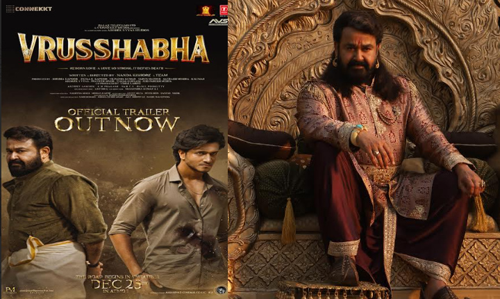 Mohanlal’s Vrusshabha Theatrical Trailer Out Now