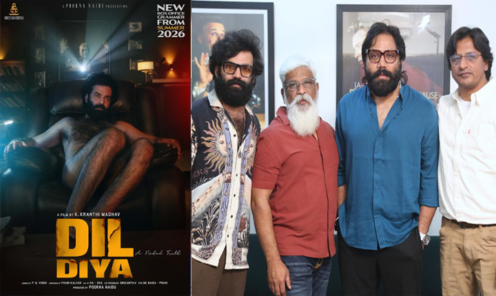 Director Sandeep Reddy Vanga Launches the Title & First-Look Poster of K. Kranthi Madhav’s Dil Diya Director Sandeep Reddy Vanga Launches The Title First Look Poster Of K Kranthi Madhavs Dil Diya