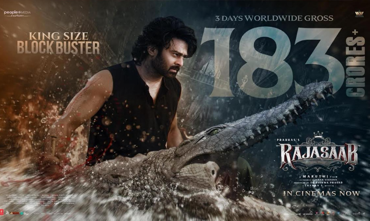 The Raja Saab Has Crossed An Impressive %e2%82%b9183 Crore In Worldwide Gross Collections 