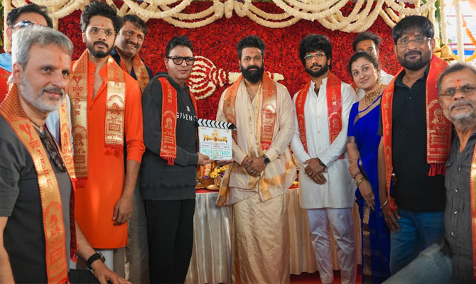 JAI HANUMAN Starring Rishab Shetty at Hanuman’s Birth Place Anjanadri, Hampi