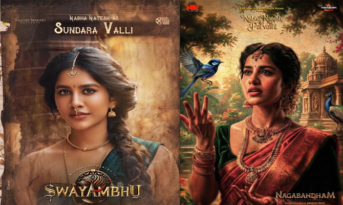 Nabha Natesh is set to appear before audiences with Swayambhu & Nagabandham Nabha Natesh is set to appear before audiences with Swayambhu & Nagabandham