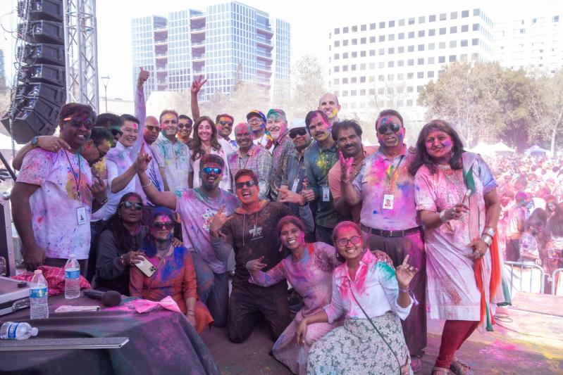 Aia Celebrates Holi Fest In A Grand Way In California 3