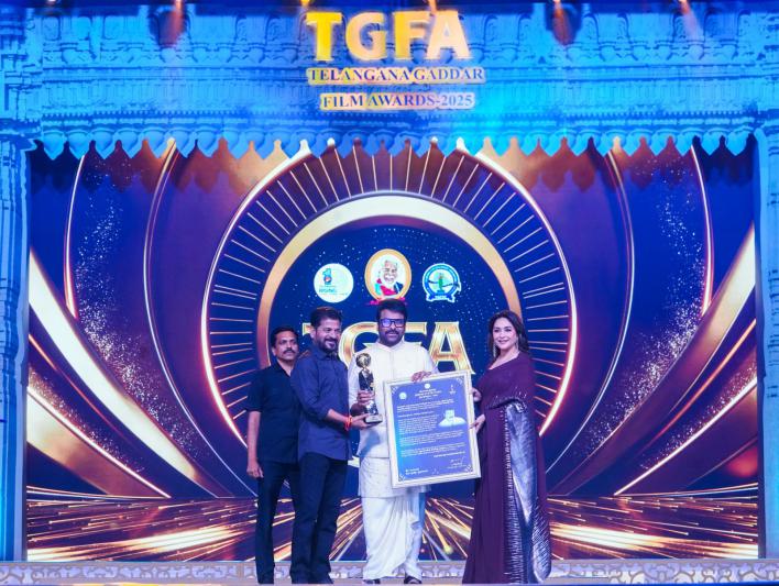 CM Revanth Reddy presented Gaddar Film Awards