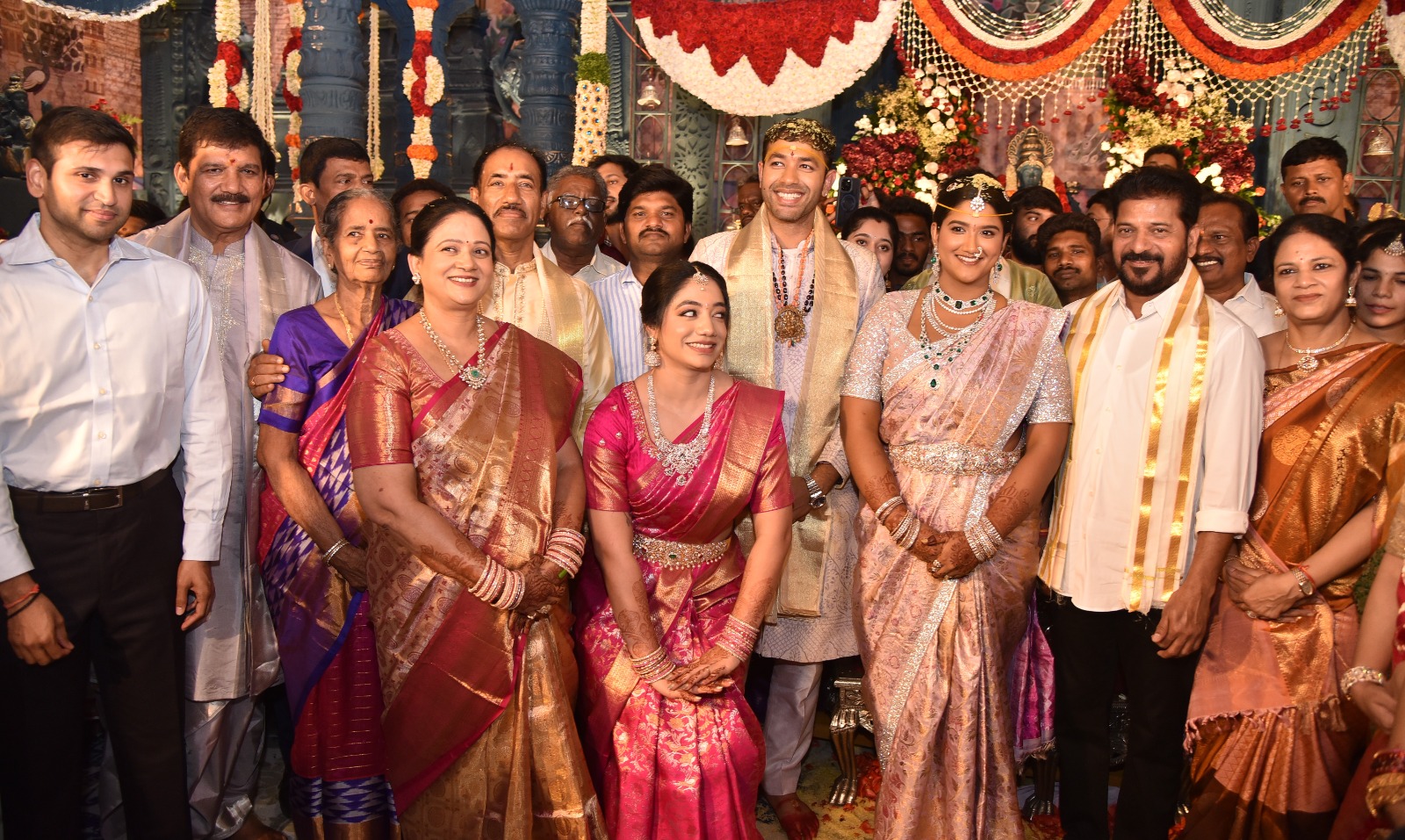 CM Revanth Reddy attended the wedding of Dhulipalla Narendra’s daughter