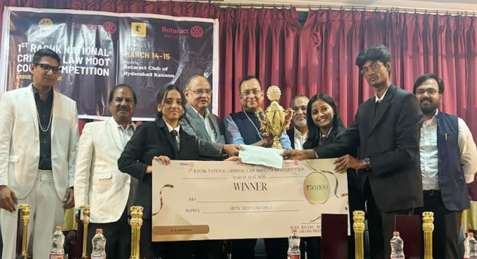 1st National Criminal Law Moot Court Competition Held In The City 