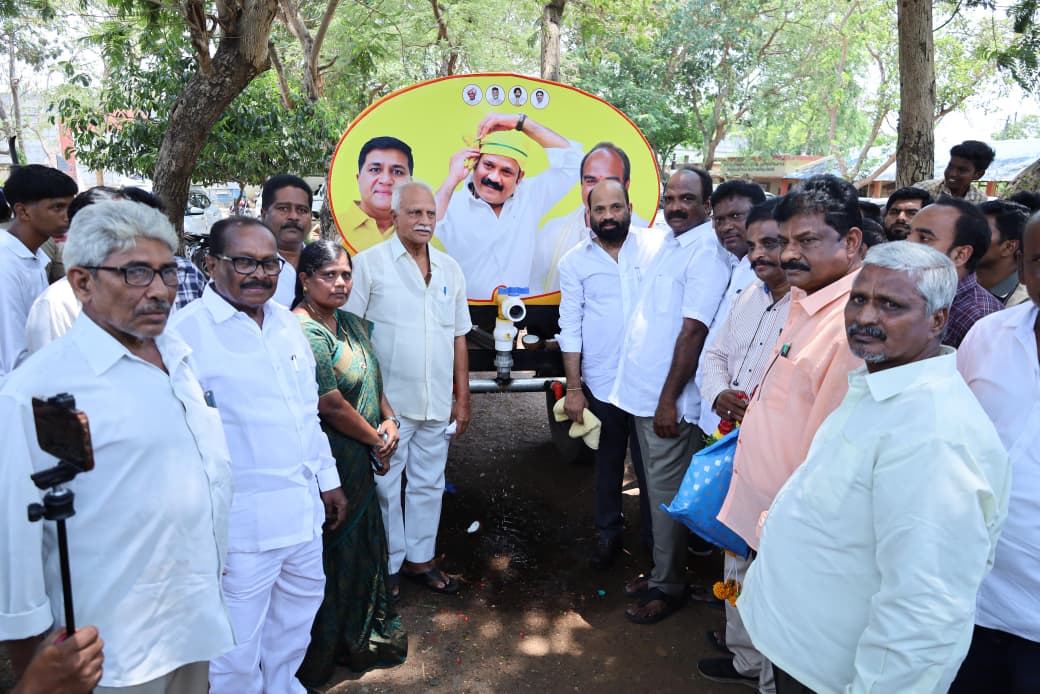 Raja Kasukurthi Services Drinking Water Tankers for Villages