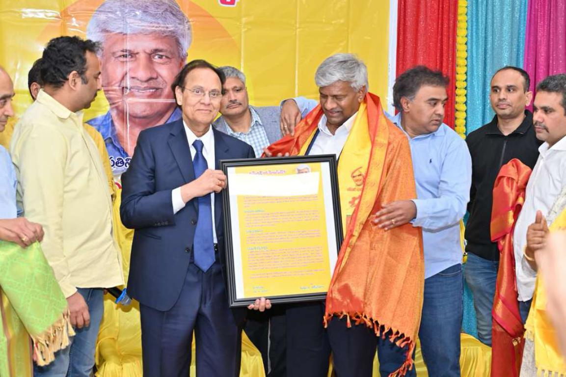 Nori Dattatreyudu & Jayaram Komati Honored in Philadelphia