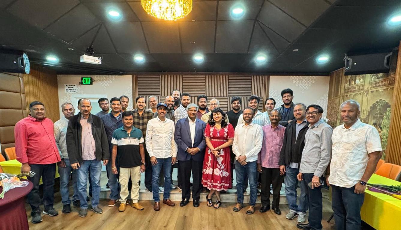 Jayaram Komati received Grand Welcome in San Francisco