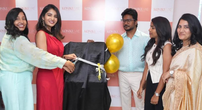 Actress Ananya Nagalla Launches “Koniki Luxe” Skin Care by Ram Koniki