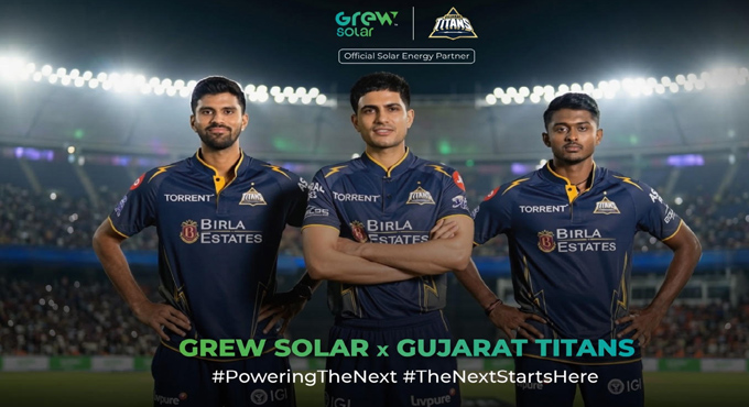 Shubman Gill partners with GREW Solar; ‘The Next Starts Here’ powers a new vision for clean energy Shubman Gill partners with GREW Solar; ‘The Next Starts Here’ powers a new vision for clean energy