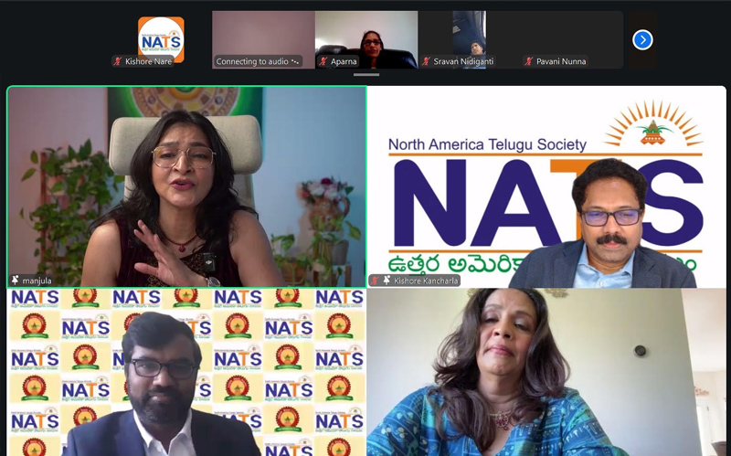 NATS Wellness Webinar by Manjula Ghattamaneni