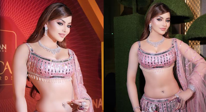 When Urvashi Rautela Turned Heads with Her Blush-Toned Fashion Statement When Urvashi Rautela Turned Heads with Her Blush-Toned Fashion Statement