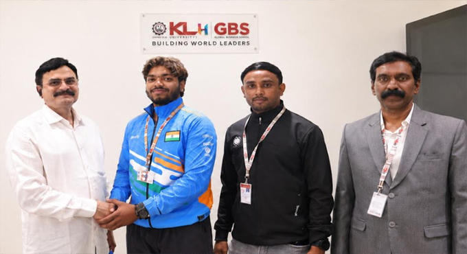 Klh Global Business School Athletes Strike Gold Across National And International Arenas 
