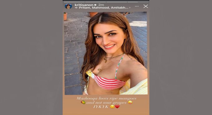 Rashmikas Bold Move After Kriti Sanons Playful Taunt Sparks Fresh Drama