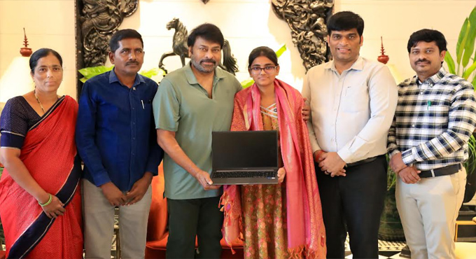 Megastar Chiranjeevi Garu Fulfills The Dream Of Tg Eapcet 2026 State 1st Rank Holder M Rushi