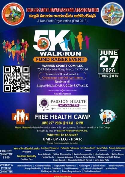 Join The Dara 5k Walk Run And Free Health Camp