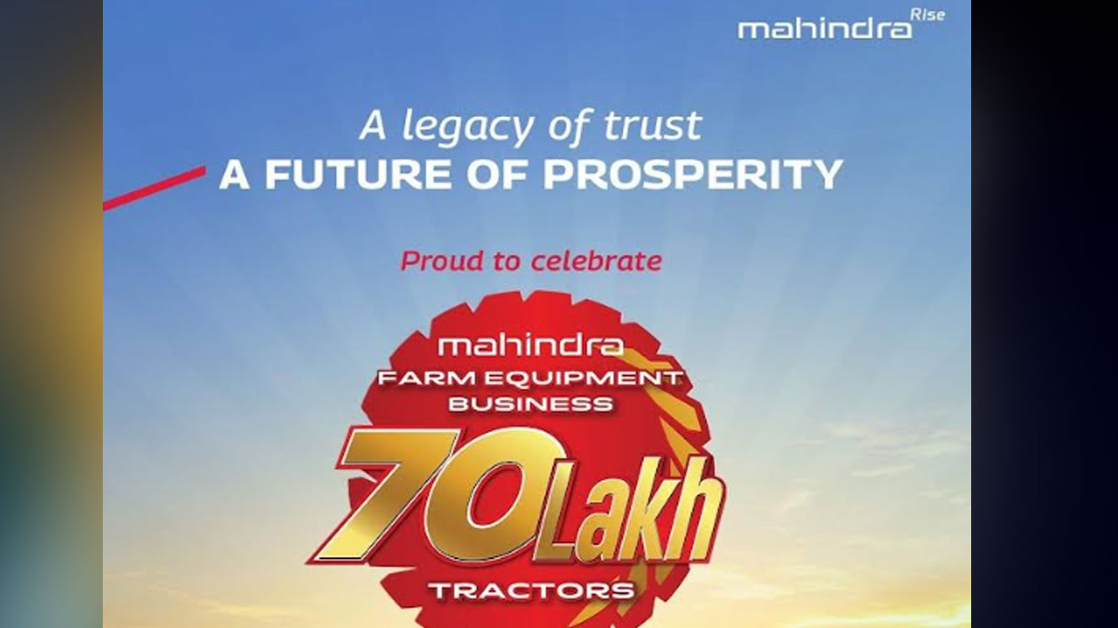 Mahindra Farm Equipment Crosses Historic Production Milestone of 70 Lakh Tractors Mahindra Farm Equipment Crosses Historic Production Milestone Of 70 Lakh Tractors