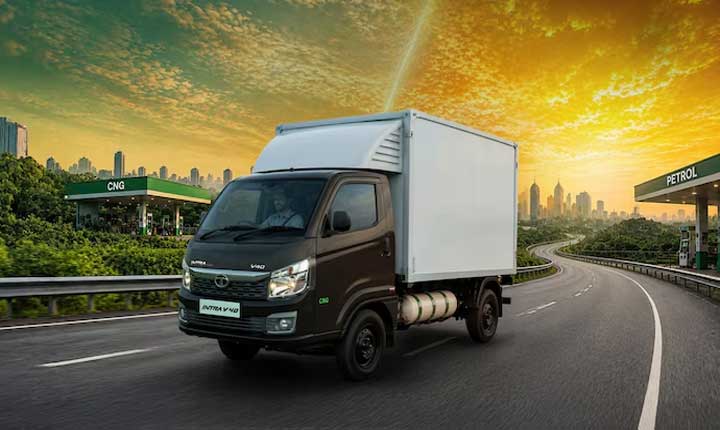 Tata Motors Launches All New Intra V40 And Strengthens Alternate Fuel Leadership In Small Commercial Vehicles