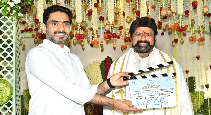 Nara Lokesh Claps Tejasini Directs Nandamuri Blakrishna Nbk112 Launched Majestically