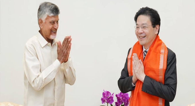 Singapore Pm Enquires About Amaravati Capital Development