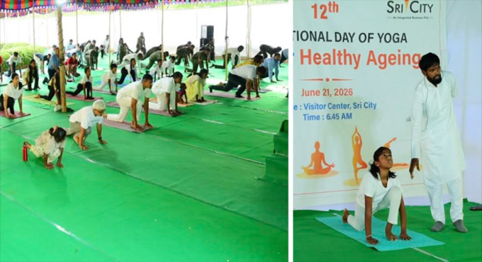 Sri City Celebrates International Yoga Day With Spirit And Harmony 