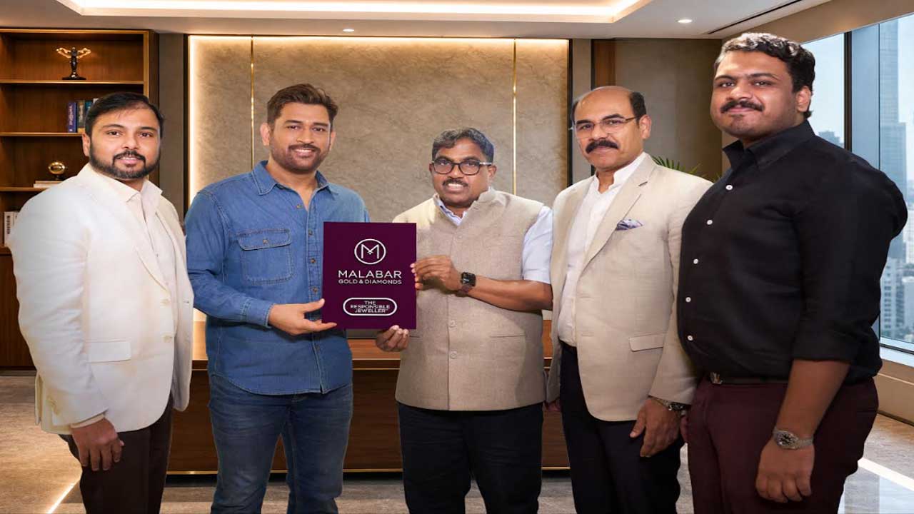 Ms Dhoni Joins Malabar Gold Diamonds As Brand Ambassador