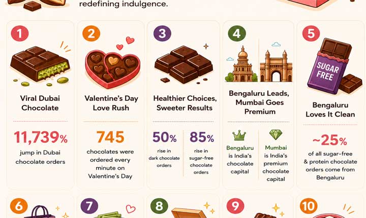 India’s Chocolate Trends Insights from Instamart’s World Chocolate Day Report Indias Chocolate Trends Insights From Instamarts World Chocolate Day Report
