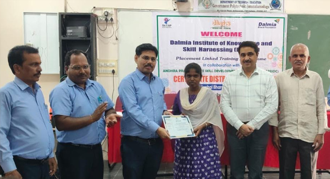 Dalmia Bharat Foundation Organises Valedictory Ceremony For Diksha Trainees In Kadapa