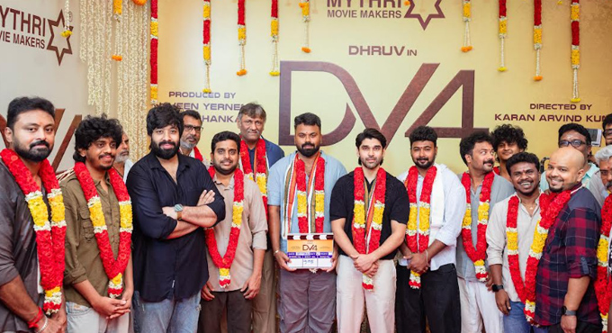 Mythri Movie Makers Announced Their 4th Tamil Film, Featuring Dhruv Vikram, Directed by Karan A Kumar Mythri Movie Makers Announced Their 4th Tamil Film Featuring Dhruv Vikram Directed By Karan A Kumar