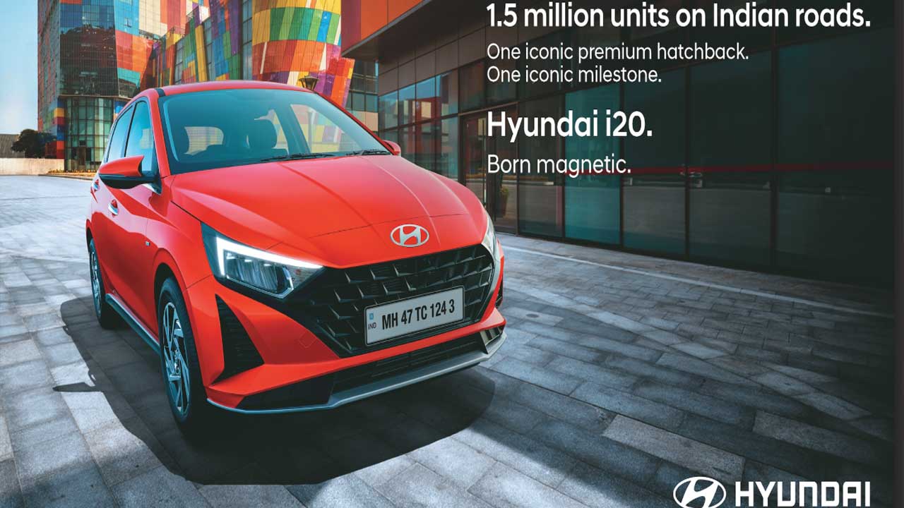 Hyundai Motor India Celebrates 1 5 Million Cumulative Sales Milestone For The Iconic I20 