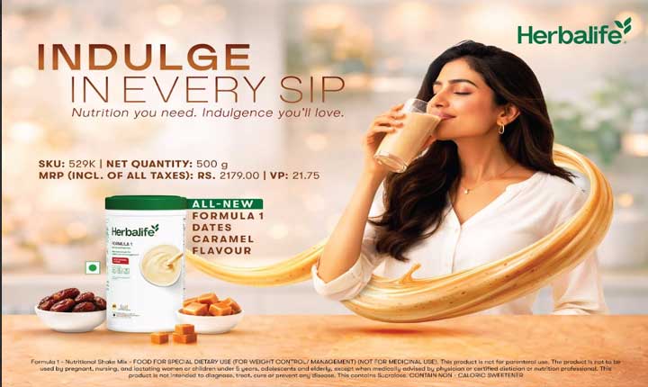 Herbalife India Launches New Dates Caramel Formula 1 Nutritional Shake Herbalife India Launches New Dates Caramel Formula 1 Nutritional Shake