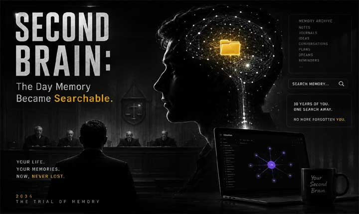 SECOND BRAIN: It’s Not Science Fiction… It’s Humanity’s War Against Time Second Brain Its Not Science Fiction Its Humanitys War Against Time