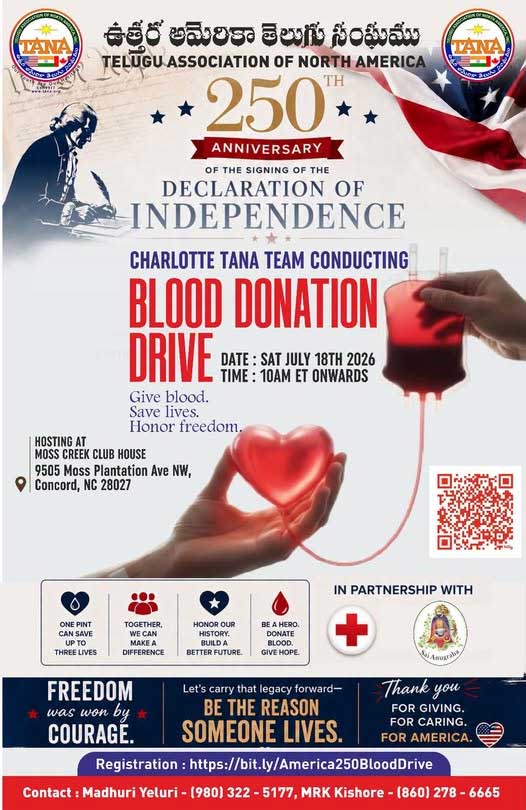 Tana Charlotte Blood Donation Drive 