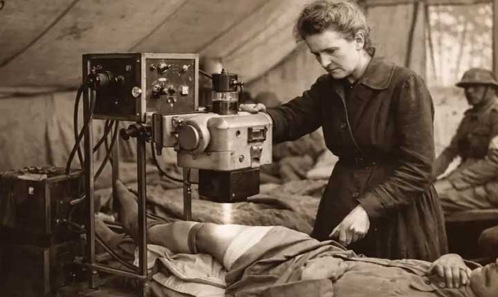 The X Ray From Marya Sklodowska To Marie Curie 