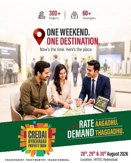 CREDAI Hyderabad Announces Property Show 2026 at HITEX; Asserts Steady Real Estate Growth Credai Hyderabad Announces Property Show 2026 At Hitex Asserts Steady Real Estate Growth