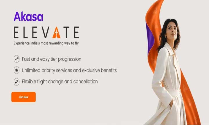 Akasa Air Launches ‘Akasa Elevate’ Loyalty Programme on Fourth Anniversary Akasa Air Launches Akasa Elevate Loyalty Programme On Fourth Anniversary