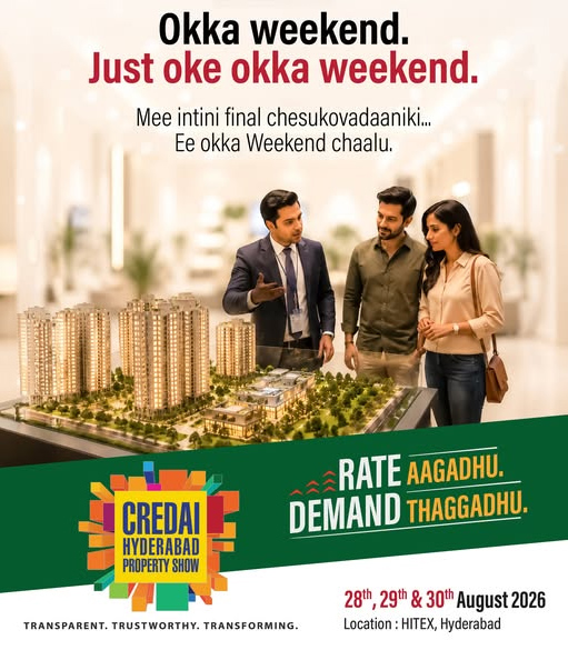 Credai Hyderabad Property Show 2026 Finalize Your Dream Home In One Weekend 