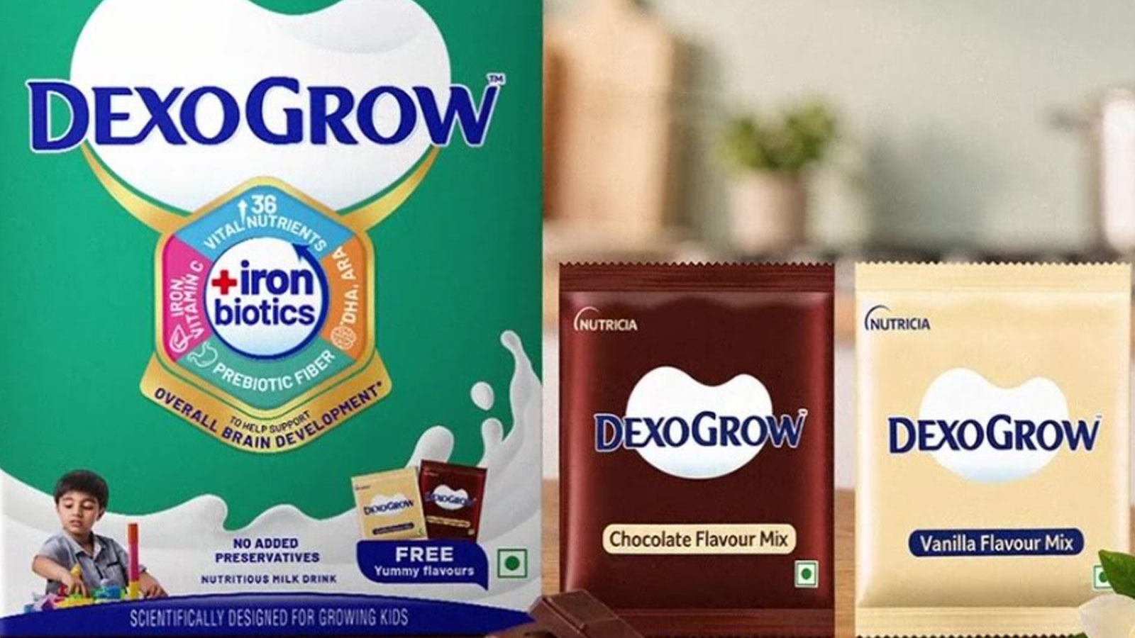 Danone India Expands Dexogrow Range With New Vanilla And Chocolate Flavour Sachets 