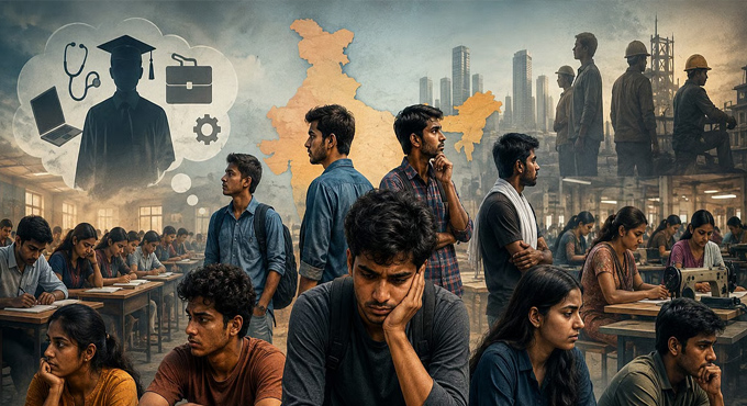 8 7 Crore Indian Youth Lack Jobs And Training Niti Aayogs Blueprint For Viksit Bharat 