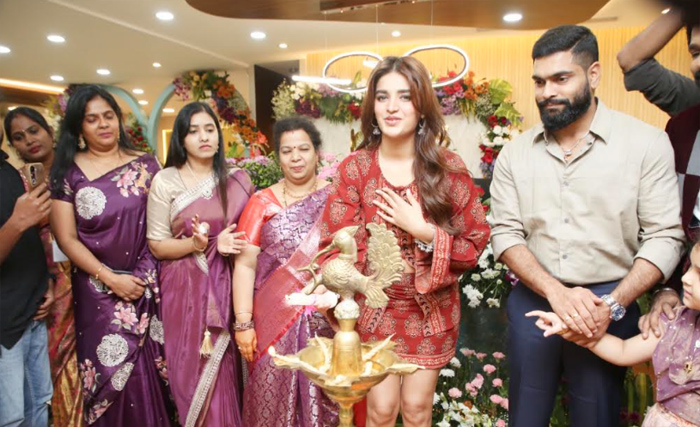 Actress Nidhhi Agerwal Inaugurates Kolors 2 0 Wellness Centre In Kompally
