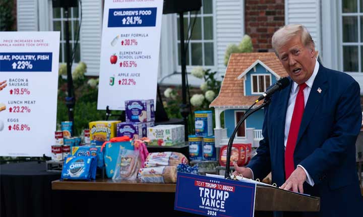 Two Years After Trump’s Inflation Spotlight, Rising Grocery Prices Loom as a Political Vulnerability for Republicans Ahead of Midterms Two Years After Trumps Inflation Spotlight Rising Grocery Prices Loom As A Political Vulnerability For Republicans Ahead Of Midterms