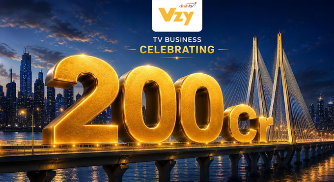 Vzy Smart Tv Crosses %e2%82%b9200 Crore In Cumulative Sales Reinforcing Dish Tv Groups Connected Entertainment Strategy 