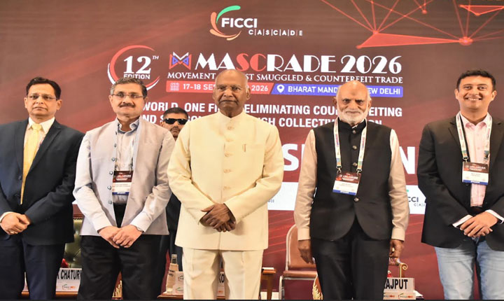 Former President Kovind Calls for Action Against Counterfeiting at MASCRADE 2026 Former President Kovind Calls For Action Against Counterfeiting At Mascrade 2026