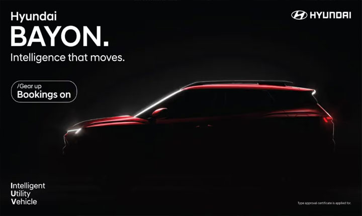 Hyundai Motor India Opens Bookings for the New Intelligent Utility Vehicle, Hyundai BAYON Hyundai Motor India Opens Bookings For The New Intelligent Utility Vehicle Hyundai Bayon