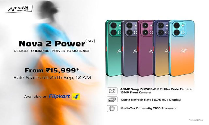 Ai+ Nova 2 Power 5G Debuts in India Merging High Fashion with Long-Lasting Performance Ai Nova 2 Power 5g Debuts In India Merging High Fashion With Long Lasting Performance